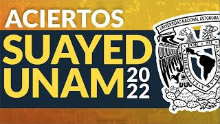 Aciertos UNAM SUAYED 2022 [upl. by Rahm]