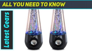 reviewbeFree Sound BFSShelf Speaker Bluetooth LED Dancing Water Multimedia Speakers Review [upl. by Stefa]