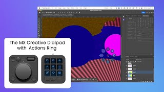 How to make Photoshop work your way with Actions Ring in Logi Options App and MX Creative Dialpad [upl. by Lotsyrk]