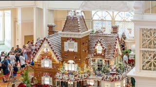 Grand Floridian Resort and Spa finished ginger breadhouse [upl. by Coltun378]