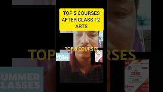 Top 5 courses after class 12 artsshorts best course for arts students after 12 shortsviral [upl. by Mylor]