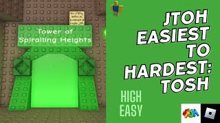 JToH Easiest to Hardest Tower of Spiralling Heights [upl. by Ingles]