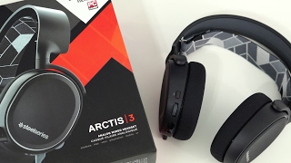 SteelSeries Arctis 3  71 Surround Gaming Headset Review [upl. by Yelroc]