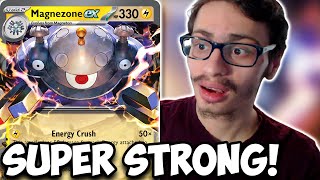 Magnezone ex Is SUPER Strong Absolute Unit 1 Energy Attacks Scarlet amp Violet PTCGL [upl. by Dyal455]