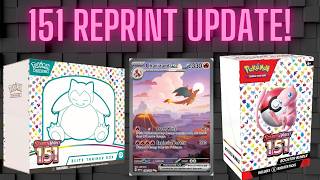 Pokemon English 151 Reprint New Update [upl. by Lanta611]