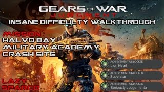 Gears of War Judgment  Insane Difficulty Walkthrough  Crash Site [upl. by Reider]