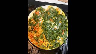 INDOAMERICAN OMELET RECIPE recipe food reels shorts deals salad protein trending video 4k [upl. by Audsley833]