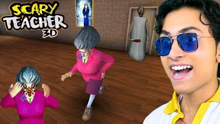 GRANNY PRANK IN SCARY TEACHER 3D😂 [upl. by Frederich]