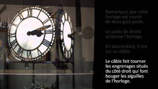 Vidéo en accéléré de lhorloge de tour [upl. by Emelen]