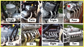 Every Engine in Motorcycle Explained  Single to Ten Cylinder Engines Part  1 [upl. by Morissa]