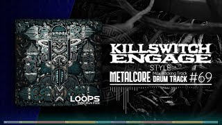 Metalcore Drum Track  Killswitch Engage Style  190 bpm [upl. by Atiz660]