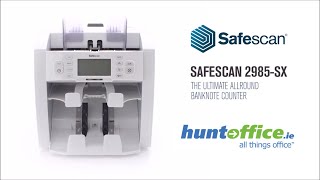 Safescan 2985SX Automatic 15 Pocket Banknote Value Counter [upl. by Einaffyt]