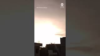 Asteroid burns up over the Philippines [upl. by Aihsekan]