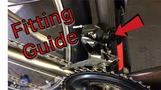 Shimano 105 R7000 Front Derailleur Fitting Guide [upl. by Nolava]