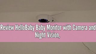 Review HelloBaby Baby Monitor with Camera and Night Vision 5Display with 30Hour Battery PanTil [upl. by Emmey598]