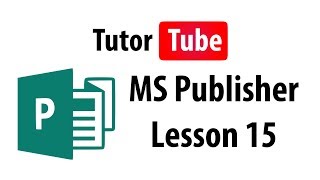 MS Publisher Tutorial  Lesson 15  Typography Options [upl. by Immak927]