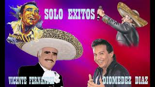 Diomedes días y Vicente Fernández Ranchenato 22 éxitos Full Audio [upl. by Anniroc]