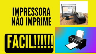 impressora não imprime  minha impressora não está imprimindo COMO RESOLVER [upl. by Leandra]