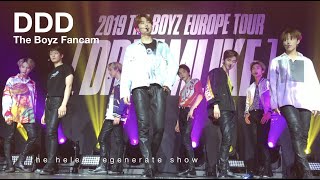 191220 THE BOYZ더보이즈  DDD Remix Ver Front Row Fancam Dreamlike Tour in Amsterdam [upl. by Drofdarb]