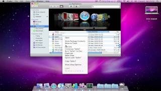 Mac OS X Snow Leopard Open Apps in 32Bit [upl. by Llyrat902]