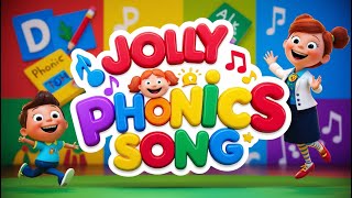 Jolly Phonics A to Z Song  Letter Sounds with lyrics for kids  Nursery StoriesRhymes and Songs 🎶 [upl. by Eyar]