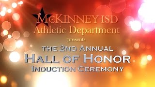 McKinney ISD Athletics Hall of Honor [upl. by Leelahk]