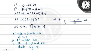 The greatest value of a nonnegative real number \ \lambda \ for which both the equations \ 2 [upl. by Htepsle878]