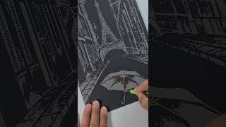 Beautiful Parismusic deepscratch artist attackontitanedit drawing [upl. by Ailem]