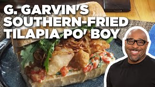 G Garvins SouthernFried Tilapia Po Boy  Guys Ranch Kitchen  Food Network [upl. by Braasch]