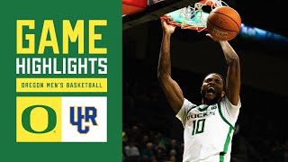 Oregon Mens Basketball vs UC Riverside  GAME HIGHLIGHTS 2024 [upl. by Desdamonna715]