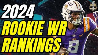 EARLY Top 10 Rookie WR Rankings for 2024  Dynasty Fantasy Football [upl. by Julianna]