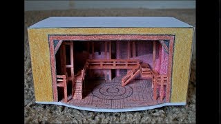 Paper Model of Hamilton the Musical Scenic Design [upl. by Hut]