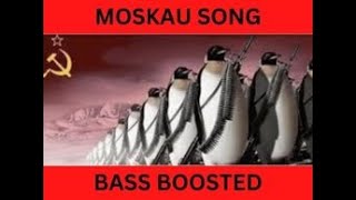 Moskau Moskau Russian meme song BASS BOOSTED whole song [upl. by Eirallam]