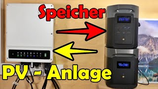 Speicher für PV Anlage ohne Elektriker einfach selbst Nachrüsten [upl. by Nnyleuqaj]