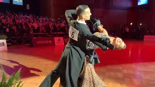 WDSF 2022  GOC Stuttgart  Grand Slam Standard  Galuppo amp Pacini  FINALE  Solo Slowfox [upl. by Akerue]