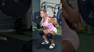 STEPHANIE SANZO workoutmotivation gymshorts shorts femalefitness [upl. by Dloraj]