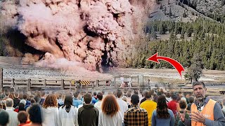 Terrifying today 2nd Geyser Explosion In Yellowstone Park Threatens Millions Of Visitors Nov 2024 [upl. by Bloem]