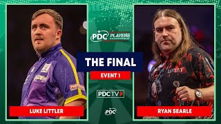 BEST PROTOUR FINAL EVER  Littler v Searle  Players Championship 1 Final [upl. by Patton680]