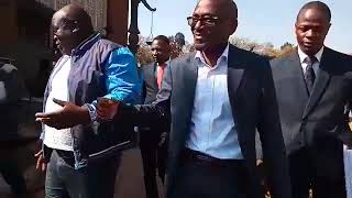 Harare City Council Town Clerk Hosiah Chisango arrive at the Harare Magistrates Courts [upl. by Shaff160]