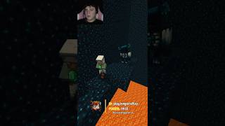 ¿Podrá el ALDEANO sobrevivir al WARDEN 🤯😱 minecraft shorts viral [upl. by Booma]