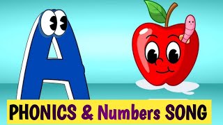 ABC Phonics Song  Kidszone1502  Numbers SongChildrens Song nurseryA for AppleABC aforapple [upl. by Rebekah]