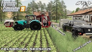 Spraying fertilizer amp herbicide  Animals on Felsbrunn Seasons  Farming Simulator 19  Episode 54 [upl. by Lilybelle]