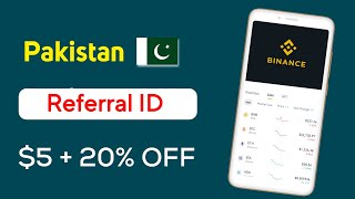 Binance Referral Code for Pakistan  How to Enter Binance Referral ID in Pakistan [upl. by Georgi]