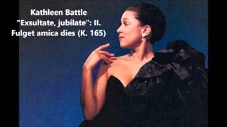 Kathleen Battle The complete quotExsultate jubilate K 165quot Mozart [upl. by Thorfinn]