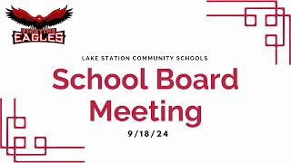 918 LSCS  School Board Meeting [upl. by Bromley]