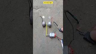 DC motor se light jalayen shortsvideo exprement [upl. by Sanson]