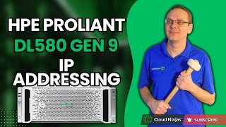 HPE ProLiant DL580 Gen9 Server IP Address Setup  Configuring IP Addresses  Enable DHCP amp Static [upl. by Lathe]