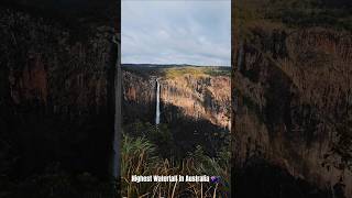 📍Wallaman Falls in Australia  Highest waterfall almost 300 metres queensland nature travel [upl. by Sitnerp744]