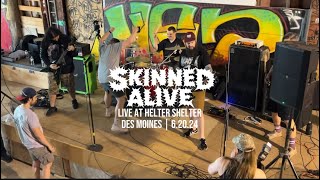 Skinned Alive Full Set Live at Helter Shelter Des Moines 62024  Death in the Midwest [upl. by Elleynad]