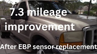 Ford F350 Dually mileage increase after EBP sensor replacement [upl. by Alake]